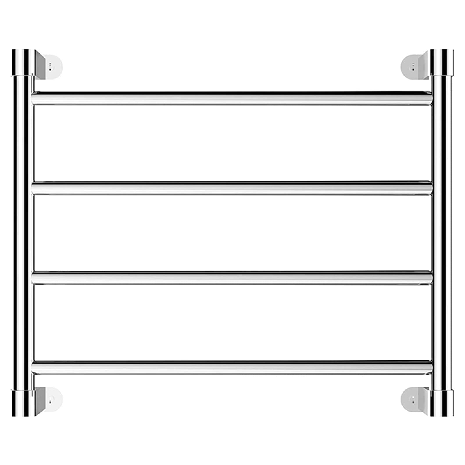 Electric Towel Warmer, 55W Intelligent Constant Temperature 304 Stainless Steel Heated Towel Rack, 4 Bar Wall-Mounted Heated Towel Rail for Hotel Bathroom, Plug in