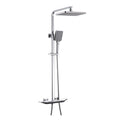 Shower System,Wall Mounted Bathroom Shower Faucet Set 3 Functions Shower Fixtures Liftable Shower Kit with Valve and 3 Modes Handheld Shower Head,Waterfall Bathtub Faucet