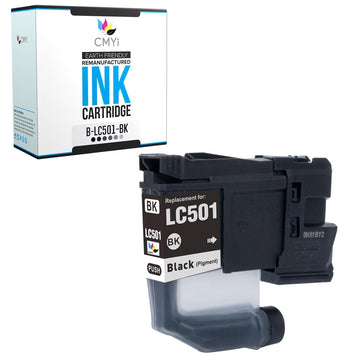 LC501 Black Replacement Ink Cartridge for Brother MFC-J1260DW J1360DW J1410DW Printer