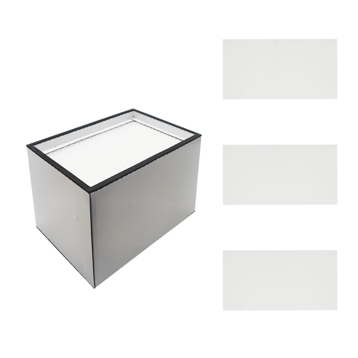 F1 Replacement Filter for xTool F1 Desktop Smok-e Air Purifier: | 1 H13 True H-EPA Filters + 3 Pre-Filters used for indoor home use, garage, basement or workshop?One-piece filter?