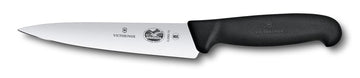 Victorinox Fibrox 6 Inch Straight Edge Chef's Knife, Black