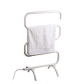 Bathroom Towel Drying Rack Electric Stainless Steel Wall Mounted Electric Heated Towel Rack Warmer with Shelf Built-in tat, Plug-in Design