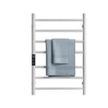 Towel Warmers Electric Wall-Mounted Drying Rack 7 Bars with Timer and Temperature Control Heated Towel Rack for Bathroom ()