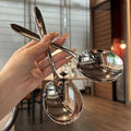 2Pcs Heavy-Duty Large Serving Spoons, Stainless Steel Thickened Long Spoons, Easy Clean Durable Tableware For Home Kitchen, Dining Party, Banquet, Hotel, Buffet & Commercial Catering Use