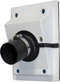 HVAC Wall Penetration & Line-Set Cover Kit, Split AC Line-Set Wall Cover Kit with A Soft Gasket, HVAC Walls Penetration Cover for Indoor & Outdoor Air Conditioner (White)