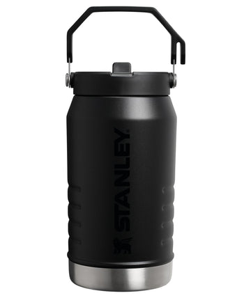 Stanley IceFlow 2.0 Flip Straw Jug with Handle 64 oz | Twist On Lid and Flip Up Straw | Leakproof for Travel and Sports | Insulated Stainless Steel | BPA-Free | Black 2.0