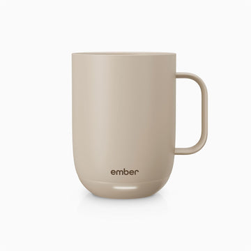 Ember Temperature Control 14oz Smart Mug2 80 Min Battery Life Sandstone, CM191416US (Renewed)