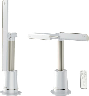 SHARK TurboBlade Fan—Ultra-customizable bladeless tower fan, pivots, twists, oscillates 180°, circulates and propels air, 10 noise levels + 10 speeds, easy to clean, WHITE, UT205(Renewed)