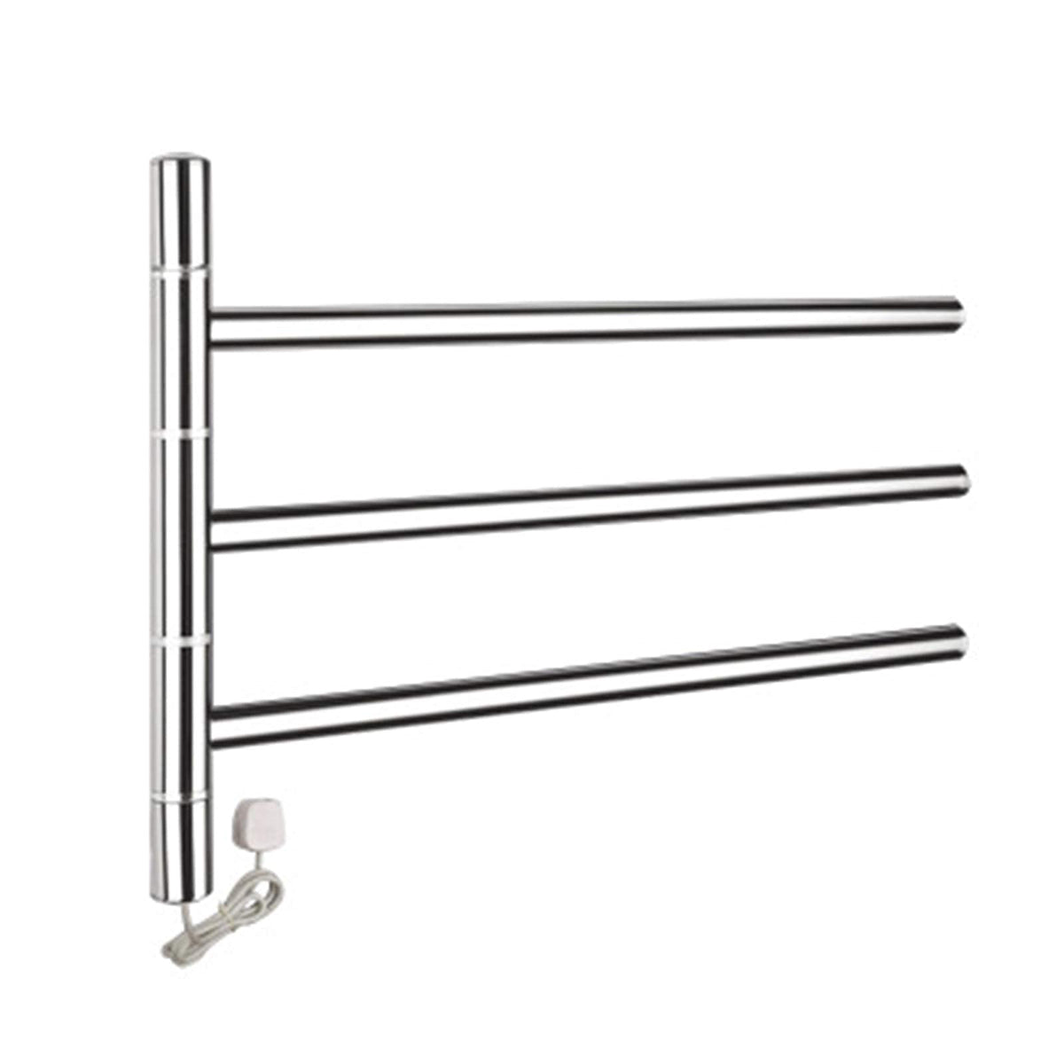 Nordic Style Electric Towel Warmer Rack, Electric Heated Towel Rack Bathroom Electric Heated Towel Rail Shelf/Plug in