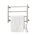 Bathroom Towel Drying Rack Electric Wall Mounted Stainless Steel Towel Warmer Built-in tat Wall-Mounted & Plug-in Design