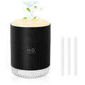 Portable Mini Humidifier, Auto Shut-Off, 2 Mist Modes, Quite, Small Humidifiers for Bedroom Travel Office Desk Plants (Black)