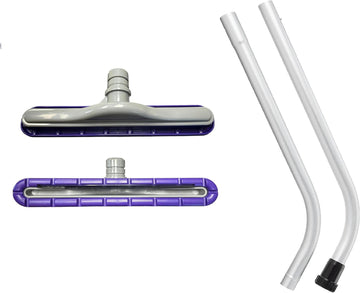 14? EZ Glide Floor Tool with 2 Piece S Wand Replacement for ProTeam and Hoover C2401 Backpack Vacuums — fits Super Coach Pro and Shoulder Vac Pro, Replaces # 101446