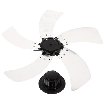 DOITOOL 18 Inch Fan Replacement Universal Metal Standing Fan 5 Leaves with Nut Cover Table Fanner Leaves