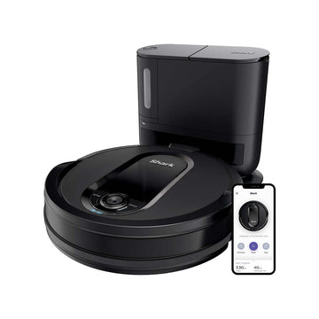 Shark IQ App-Controlled Self-Emptying Robot Vacuum, RV100AE/UR1000SR - Black (Renewed)