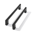 10 Pack 6 Inch Hole Center Matte Black Cabinet pulls Heavy Duty Solid Hardware for bathrooms Dressing Tables cabinets and Kitchen cabinets.