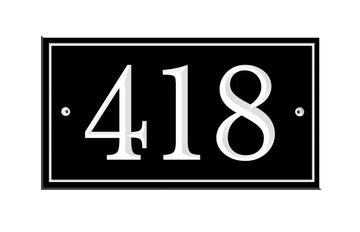 address sign - Carved House Number plaque, Outdoor, Weatherproof, Durable, PVC, simple