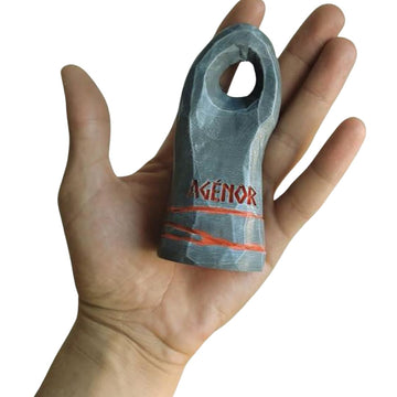 Valheim Inspired Tombstone Statue Figure 3D Printed Hand-Painted, Personizable Name