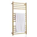 Heated Towel Rail Electric Towel Rack Heating - Warmer Wall Mounted Radiator, Vertical Towel Rack, Bathroom Drying Rack, Stainless Steel Bathroom Towel Rack Shelf 304 Stainless S