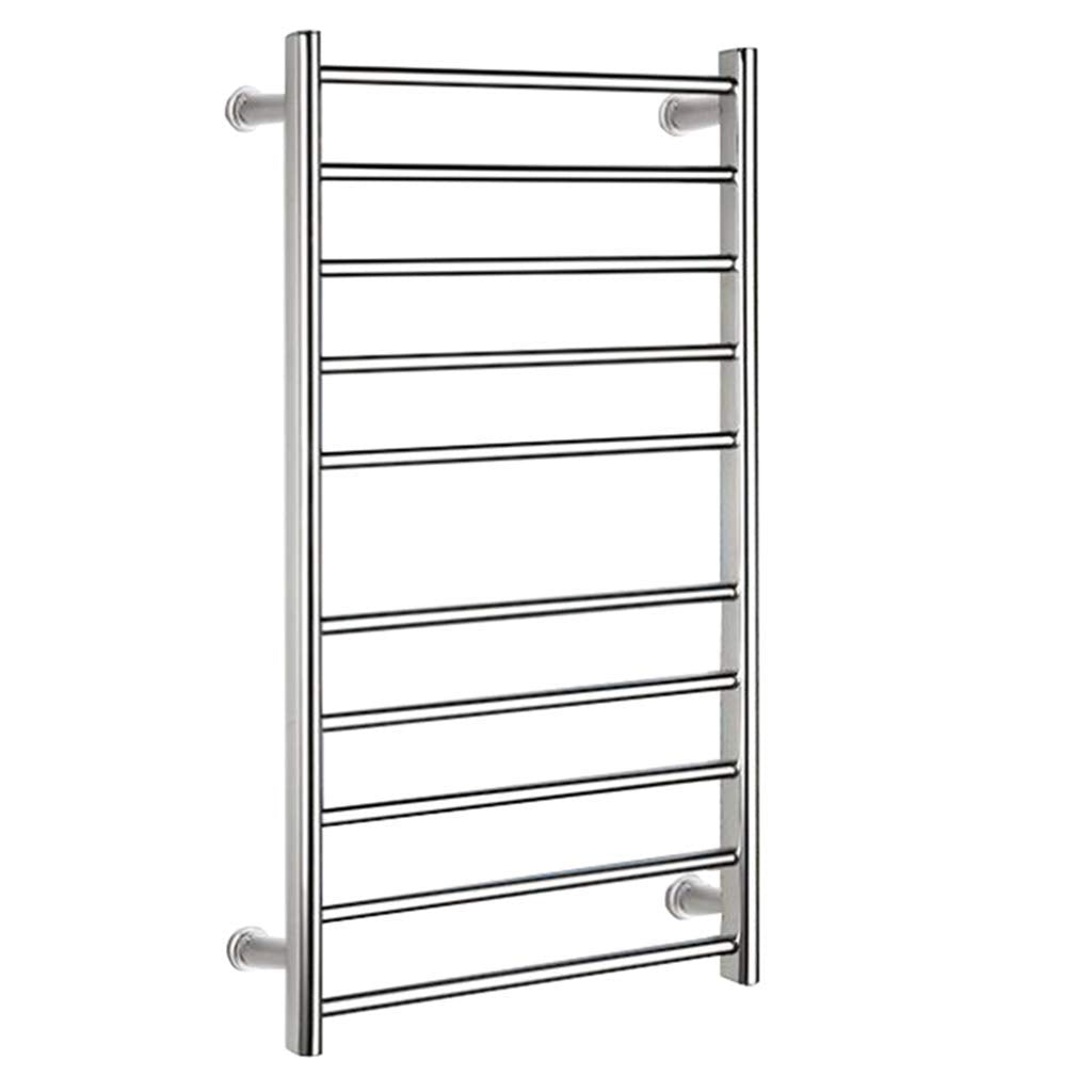 132w Electric Heating Towel Rack 950 500 125mm Plug-in Heating American Style Bathroom Drying Rack Hand-Mirror Polished Stainless Steel Rack