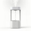 Anti Gravity Humidifier, Levitating Desk Fountain with 7-Color Mood Light & Raindrop Water Effect, 3-in-1 Mini Indoor Water Feature for Home Office Bedroom