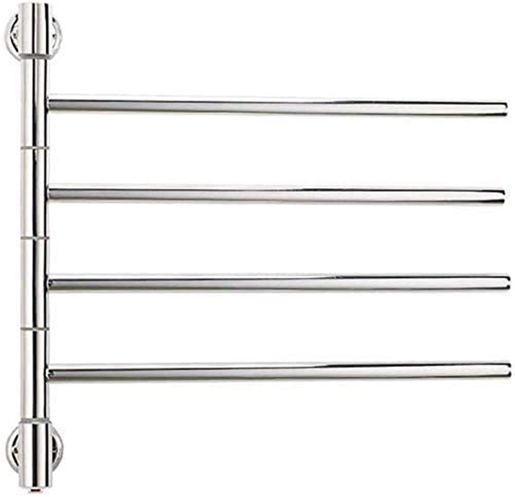 Heated Towel Rail Rails Wall Mounted Towel Warmer Electric Towel Rack Bathroom Rotatable Towel Heater Let You No Longer Feel Wet and Cold of Towel (Size : HardWire)