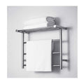 APUM Wall Mounted Towel Warmer,Hard-Wired Electric Heated Drying Racks for Bathroom 304 Stainless Steel 6-Bar Towel Warmer Rack