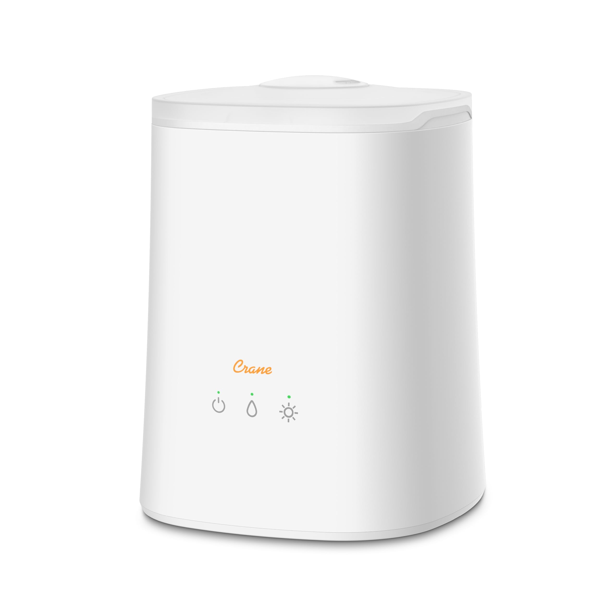 Crane Top Fill Ultrasonic Cool Mist Humidifier for Bedroom and Large Rooms, 1.2 Gallon Essential Oil Diffuser with Nightlight and Auto Shut-Off