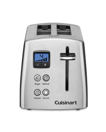 Cuisinart CPT-415P1 2-Slice Countdown Metal Toaster Brushed Stainless - Certified (Renewed)