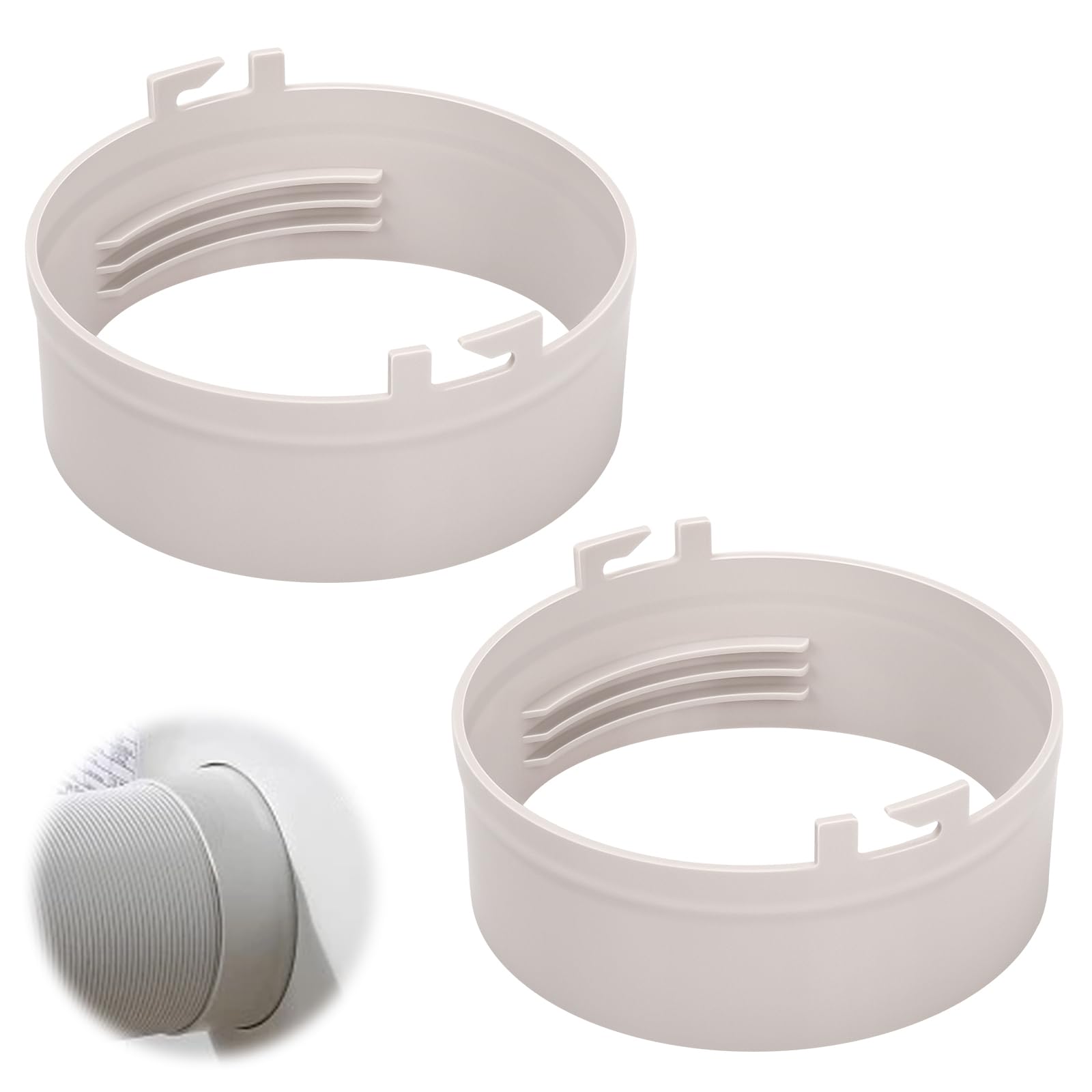 2 Pack TL2667 Hose Inlet for Delonghi Portable AC Exhaust Hose Compatible With De'Longhi PACA140E PACC100EL PACC100 PACA110 PACCT90