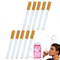 Bubble Toy Cigarette, Bubble Blowing Cigarette Stress Relief Accessary, Fake Bubbles Smoke Cigarettes Pack Blower, Blow Bubbles Cigarettes Sticks with Liquid (10PCS)