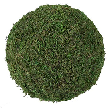8" Diameter Decorative Round Moss Balls-Pack of 2