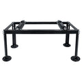 Yarssihha Mini Split Ground Stand for 9000-24000 BTU Ductless Air Conditioners Heat Pumps, Heavy Duty Adjustable Condenser Stand, Black