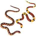 The Toy Network Fake Snake - Mega Stretch Snake 22" - Stretches Up to 5 Feet - Set of 2