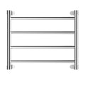 APUM Electric Towel Warmer, Wall Mounted Towel Warmer 304 Stainless Steel Silver Towel Drying Rack with 4 Bars for Bathroom