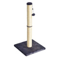 Fanci Basics Cat Scratching Post for Indoor Cats & Kittens, Medium (31.5"H), Cat Furniture with Dangling Ball Toy, Grey