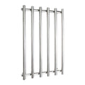 Towel Warmer Drying Rack Electric 304 Stainless Steel Tower Warmer with 6 Heated Bars Wall-Mounted for Bathroom 810×540×110mm Plugin ()
