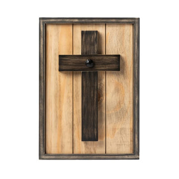 Rustic Knotty Pine Wedding Unity Cross® for your Wall; Unity Candle Unity Sand Beautiful Alternative