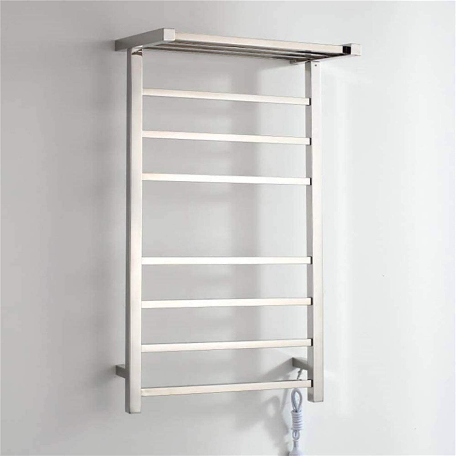 Heated Towel Rail Rails Towel Warmer,Towel Warmer Wall Mounted, 80W Hot Towel Warmer, Electric Drying Rack Tower Heater with 11 Heated Bars, Towel Rail Suitable for Bathrooms