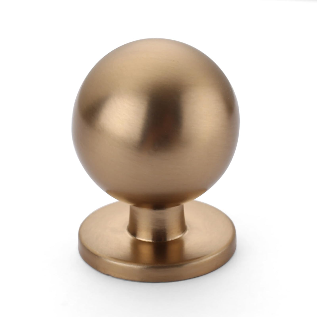 Asidrama 10 Pack Champagne Bronze Kitchen Cabinet Knobs, Cabinet Knobs Kitchen Cabinet Hardware for Cupboard Drawer Knobs Dresser Knobs