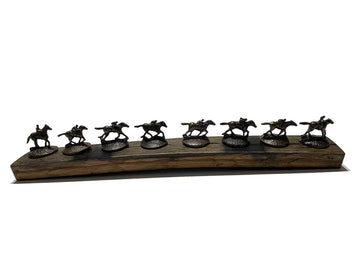 Bourbon Cork Stopper Display Made From A Bourbon Barrel Stave, Fit's Blanton's Horse Cork Stoppers