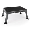 Valeo Folding Step Stool, Adjustable Step Stool with Non-slip Platform, 330 Lbs Capacity, Step Ladder for Adults in Kitchen, Bathroom, Rv,