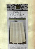 Better Home Ivory Fabric Sink Skirt Water Repellent Standard Size