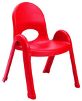 Children’s Factory Value Stack 11"h Chair Stackable Ergonomic Seating Solution for Classrooms Daycares and Homeschools Material Plastic