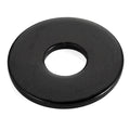 50 PCS M6 Stainless Flat Washers, 17.7mm Outer Diameter, 18-8 (304) Stainless Steel Metal Washers for Screws and Bolts, Black Finish