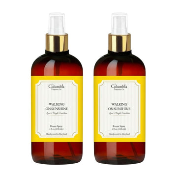 Columbia Walking on Sunshine Fragrance Spray, Set of Two - Loews Bright Sunshine Hotel Fragrance - Grapefruit, Cassis & White Sandalwood Scent