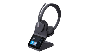 Yealink HA64 Pro Duo Wireless Headset, DECT & Bluetooth, Noise Cancelling | Up to 600 ft DECT range and 32H Bluetooth talk time keep you connected all day, in office or out