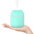 Portable Small Humidifier, USB Personal Desktop Humidifier for Car, Office Room, Bedroom, Auto Shut-Off, 2 Mist Modes, Super Quiet, 220ml, Green