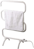 Electric Towel Warmer Rack Wall Mounted Straight Home Bathroom Stainless Steel with Switch Heated Drying Racks,Plug-in