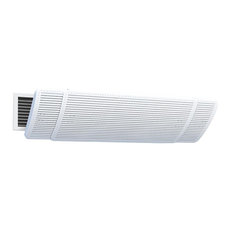 ac Vent Deflector for Central air conditioner's Register and Grille, 24"-39" Adjustable Ceiling & Wall Air Diverter, Anti-Condensation Microporous Design with Purification Filter