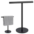 Hand Towel Holder T-Shaped 10x12" Hand Towel Holder Stand with Non-Slip Bottom for Kitchen Bathroom Multi-Purpose Stainless Steel Hand Towel Rack for Jewelry Toilet Paper Roll Hand Towel Rack Towel H